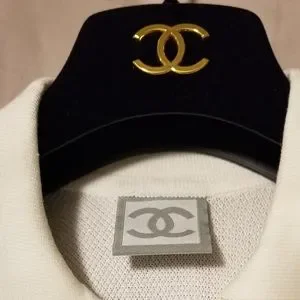 CHANEL | Tops | Rare Vintage Chanel Polo White Shirt Top Size 38